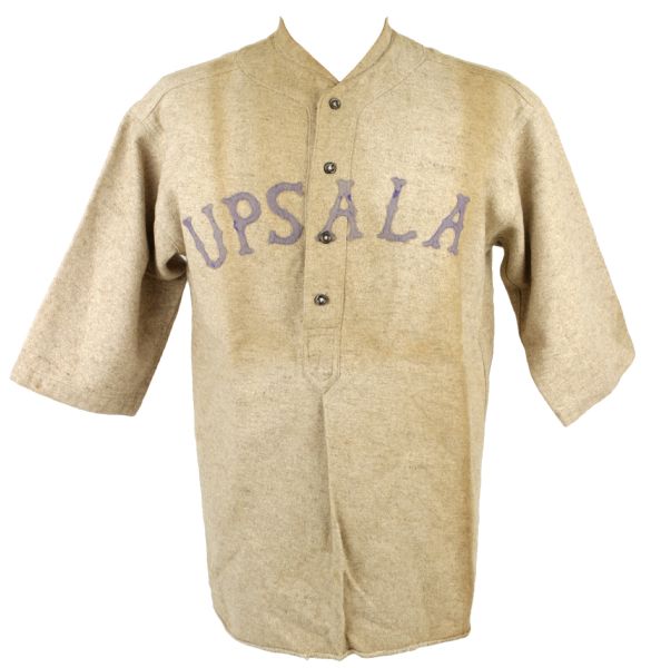 1910-20 Upsala Game Worn Wool Jersey (MEARS Auction LOA) 