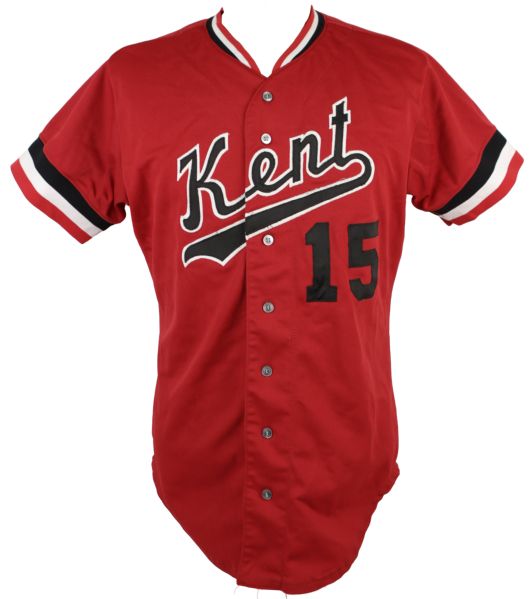 1990s Kent Game Worn #15 Baseball Jersey (MEARS Auction LOA)