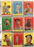 1958 Topps Baseball Near Set - 360 Cards w/ Mickey Mantle Ted Williams Willie Mays All Star Card Roger Maris Rookie