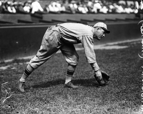 1924 Rogers Hornsby St. Louis Cardinals Charles Conlon Original 11" x 14" Photo Hand Developed from Glass Plate Negative & Published (The Sporting News Hologram/MEARS Photo LOA)