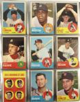 1963 Topps Complete Set w/ Pete Rose Rookie Mickey Mantle Sandy Koufax 