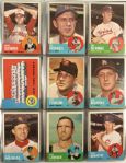 1963 Topps Complete Set w/ Pete Rose Rookie Mickey Mantle Sandy Koufax 