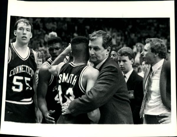 1986-96 circa Jim Calhoun Connecticut Huskies "The Sporting News Collection Archives" Original Photos (Sporting News Collection Hologram/MEARS Photo LOA) - Lot of 37