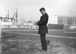 1910 Big Bill Dinneen American League Umpire Charles Conlon Original 11" x 14" Photo Hand Developed from Glass Plate Negative & Published (The Sporting News Hologram/MEARS Photo LOA)