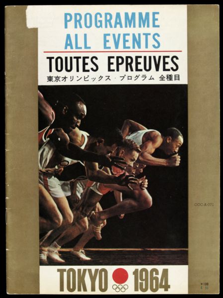 1964 Tokyo Olympics Program