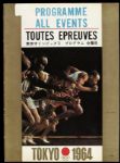 1964 Tokyo Olympics Program