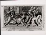 1940-75 Misc. Football (Mack Herron Sammy Baugh WI Badgers) "TSN Collection Archives" Original Choice Jumbo Oversized Photo (TSN Collection Hologram/MEARS Photo LOA) 1:1, Unique