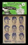 1964 Chicago White Sox Transfer-ette Iron On Transfers Lot of 27 