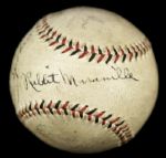 1935 Rabbit Maranville & Chuck Klein Chicago Cubs Signed ONL (Heyder) Baseball - JSA 