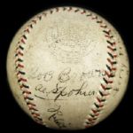1935 Rabbit Maranville & Chuck Klein Chicago Cubs Signed ONL (Heyder) Baseball - JSA 