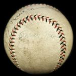 1935 Rabbit Maranville & Chuck Klein Chicago Cubs Signed ONL (Heyder) Baseball - JSA 