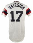 1983 Jerry Hairston Chicago White Sox Game Worn Home Jersey w/All Star Patch (MEARS A10)