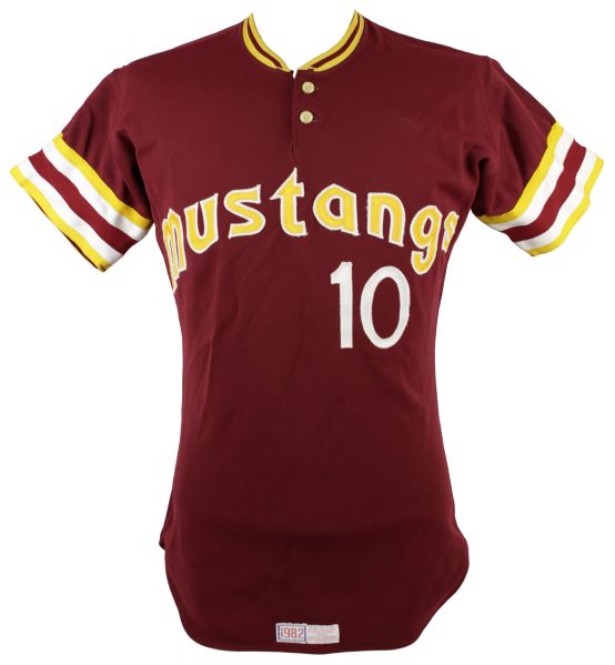 1982 Mustangs Game Worn Jersey (MEARS Auction LOA)