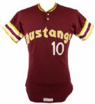 1982 Mustangs Game Worn Jersey (MEARS Auction LOA)