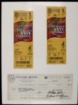 1992 Bud Selig Milwaukee Brewers Signed Check With Two Full Olympic Baseball Tickets - JSA 