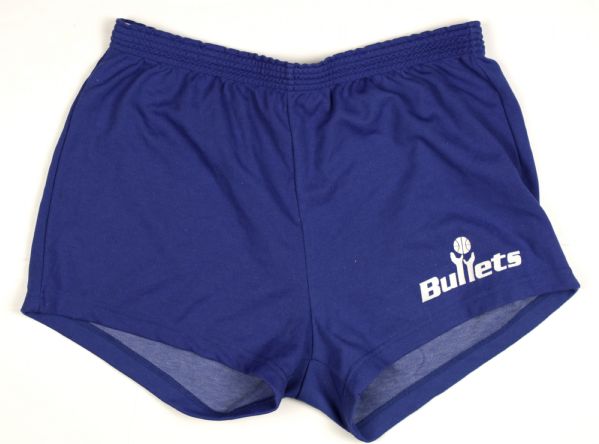 1980s Washington Bullets Practice Worn Shorts - Lot of 2 (MEARS Auction LOA) 