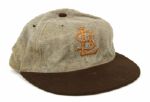 1949 Dick Starr St. Louis Browns Game Worn Cap - 