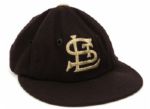 1952-53 St. Louis Browns Game Worn Cap Scarce Version (MEARS Auction LOA)