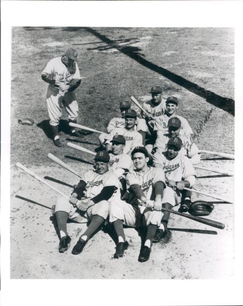 1950s-60s Brooklyn Dodger Signed 8" x 10" Photo - Lot of 65 w/Babe Herman Billy Herman - (MEARS Auction LOA)