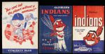 1953-63 Chicago Cubs Cleveland Indians Chicago White Sox Scorecards and Game Programs - Lot of 11