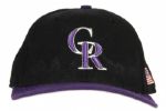 2001 Mike Myers Colorado Rockies Game Worn Cap (MEARS Auction LOA)