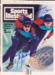 1994 Dan Jansen & Bonnie Blair Signed S.I. 8" x 10" Photo (MEARS Auction LOA) 