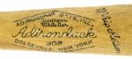 1961-67 Roger Maris Adirondack Professional Model Team Index Bat (MEARS Authentic)