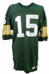 1980s Bart Starr Green Bay Packers Signed Durene Jersey - JSA 