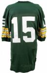1980s Bart Starr Green Bay Packers Signed Durene Jersey - JSA 