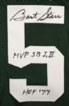 1980s Bart Starr Green Bay Packers Signed Durene Jersey - JSA 