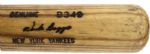 1993-97 Finest Known Wade Boggs New York Yankees Louisville Slugger Professional Model Game Used Bat (MEARS A10)