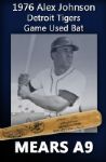 1976 Alex Johnson Detroit Tigers H&B Louisville Slugger Professional Model Game Used Bat (MEARS A9)