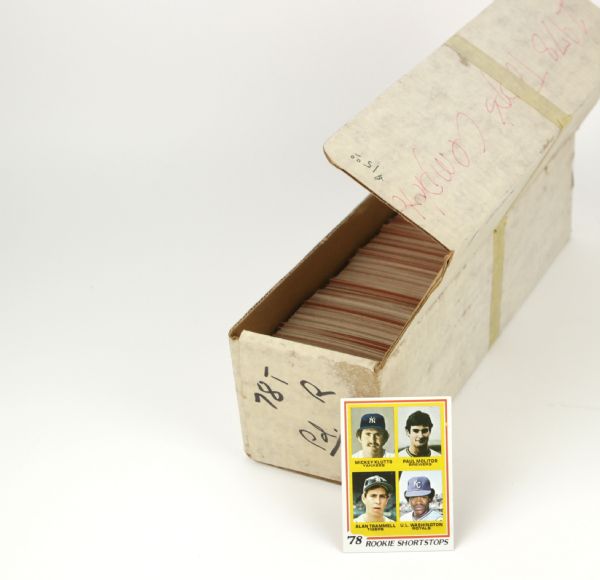 1978 Topps Complete Baseball Card Set Paul Molitor Rookie