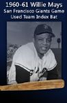 1960-61 Willie Mays Adirondack Professional Model Team Index Bat (MEARS Authentic)