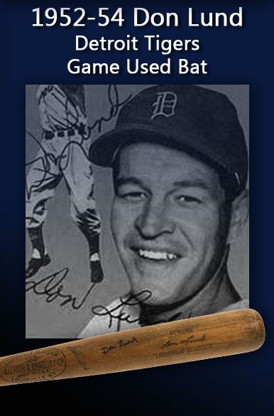 1952-54 Don Lund H&B Louisville Slugger Professional Model Game Used Bat (MEARS Authentic)