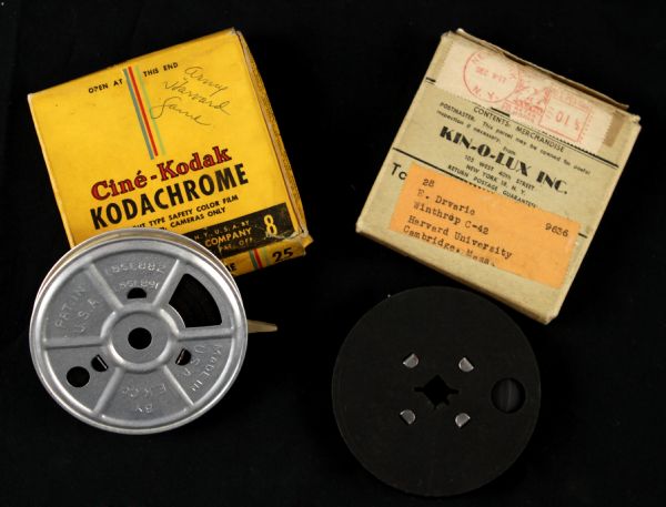 1946-47 circa Harvard Football 8mm Films - Lot of 2