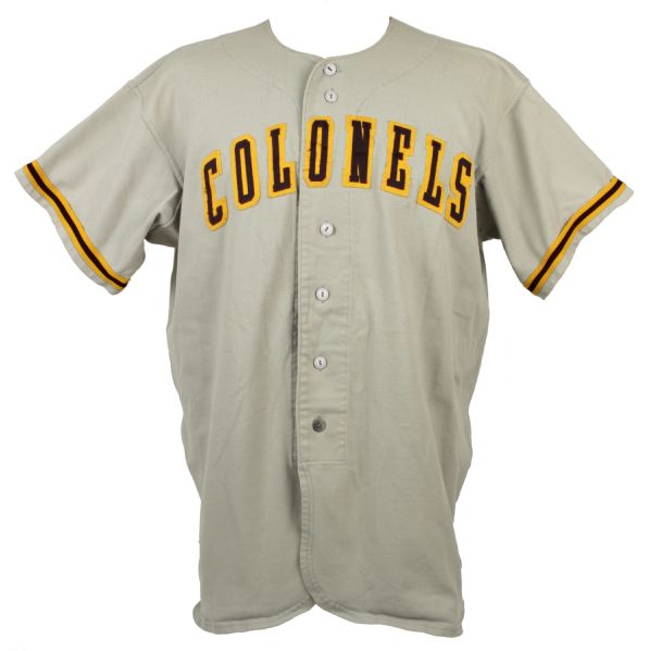 1980s Colonels Game Worn Baseball Jersey (MEARS Auction LOA) 