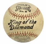 1932 Babe Ruth New York Yankees Single Signed Baseball BLAZER! One of Finest Known Fresh To Hobby (JSA Full Letter)