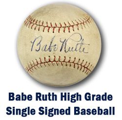 1932 Babe Ruth New York Yankees Single Signed Baseball BLAZER! One of Finest Known Fresh To Hobby (JSA Full Letter)