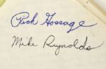 1970s-80s Appleton Foxes Signed Autograph Books & Cards w/Eddie Mathews Jim Leyland Tony LaRussa (MEARS Auction LOA)