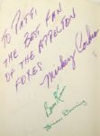 1970s-80s Appleton Foxes Signed Autograph Books & Cards w/Eddie Mathews Jim Leyland Tony LaRussa (MEARS Auction LOA)