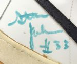 1982-83 Steve Johnson Kansas City Kings Game Worn Signed Shoes (MEARS Auction LOA)
