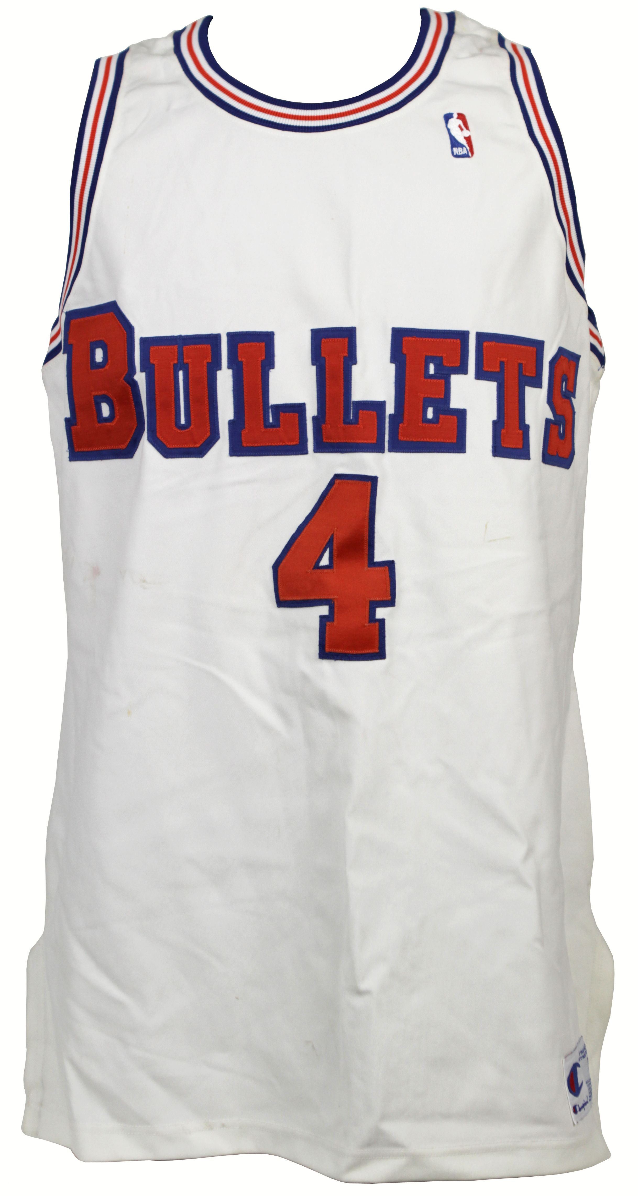 Champion Chris Webber #4 Washington Bullets Basketball Jersey USA