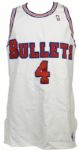 1990s Washington Bullets #4 Throwback Jersey 