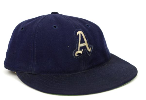 1950 Circa Philadelphia As Game Worn Cap (MEARS Auction LOA) 