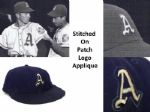 1950 Circa Philadelphia A's Game Worn Cap (MEARS Auction LOA) 