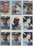 1980-2000s The Most Complete Milwaukee Brewers Signed Card Collection - About 950 Signed Cards ALMOST EVERY CARD SHOWN (MEARS Auction LOA)