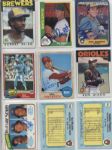 1980-2000s The Most Complete Milwaukee Brewers Signed Card Collection - About 950 Signed Cards ALMOST EVERY CARD SHOWN (MEARS Auction LOA)