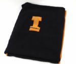 1941-43 Ken Menke University of Illinois Presentation Blanket 66" x 73 1/2" With Personal Photos Instrumental Player on Whiz Kids Team (MEARS Auction LOA)