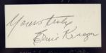 2010 In Memory Of Edition Signed Card - Lot of 8